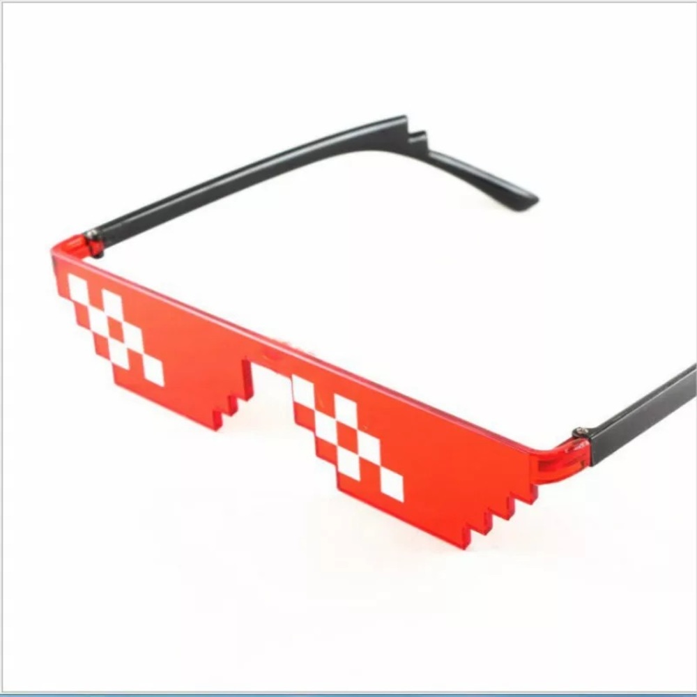 Unisex Awesome Pixelated Thug Life Sunglasses